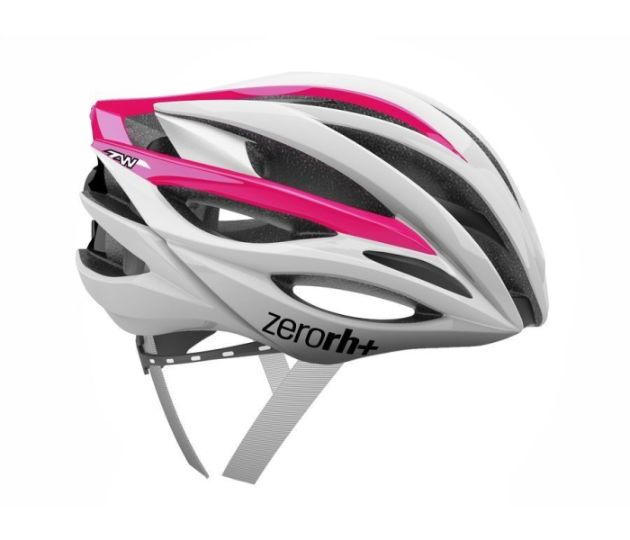 Kask rowerowy zeroRH+ ZW SHINY WHITE-SHINY PINK - L/XL